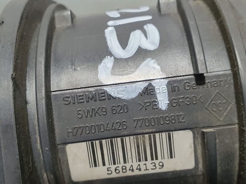 Recambio de caudalimetro para nissan primera berlina (p12) acenta referencia OEM IAM 7700109812 5WK9620 SIEMENS