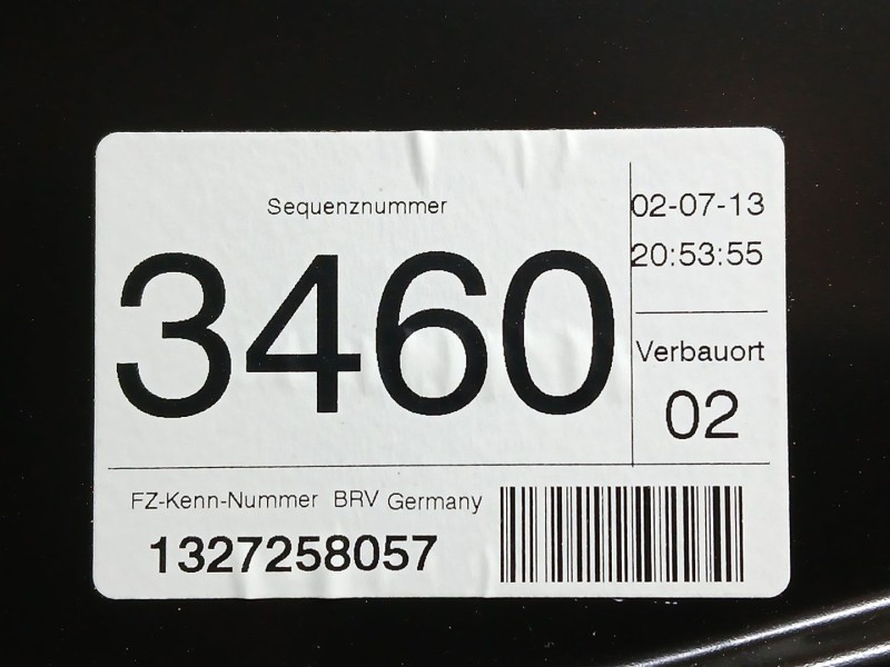 Recambio de elevalunas trasero izquierdo para volkswagen passat b7 (362) 2.0 tdi referencia OEM IAM 3AA839755 BROSE 1327258057