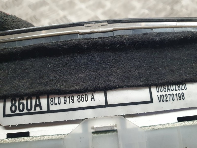 Recambio de cuadro instrumentos para audi a3 (8l) 1.8 ambiente referencia OEM IAM 8L0919860A 008AUZ8Z0 