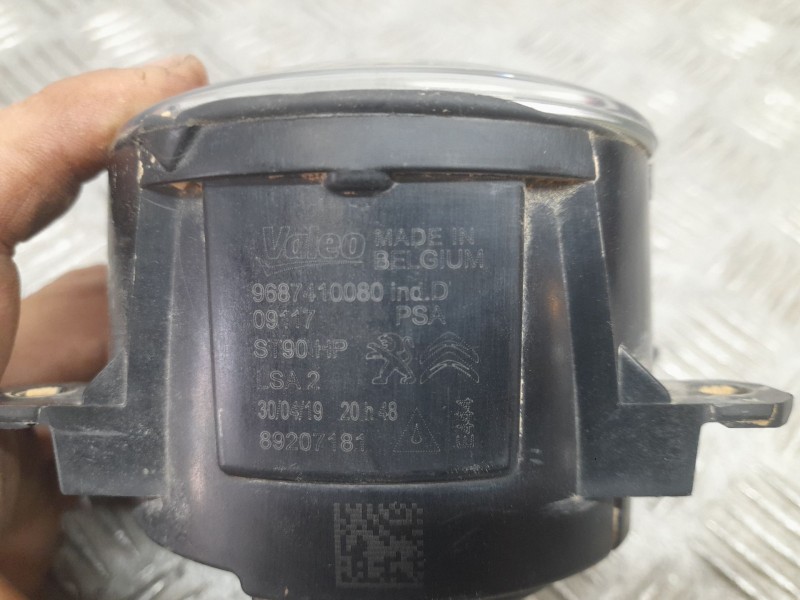 Recambio de faro antiniebla derecho para peugeot expert furgoneta (v_) 1.6 bluehdi 115 referencia OEM IAM 9687410080 VALEO 0917P