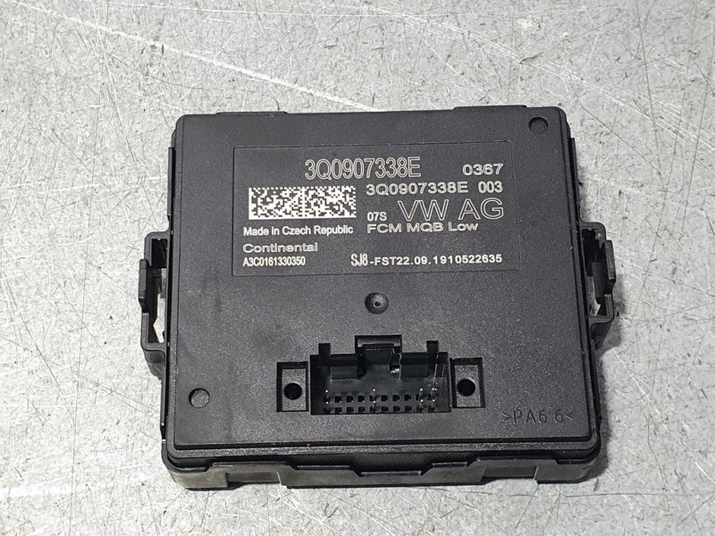 Recambio de modulo electronico para skoda octavia lim. (5e3) active referencia OEM IAM 3Q0907338E A3C0161330350 CONTINENTAL