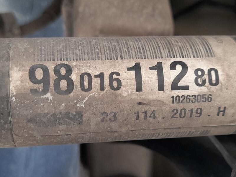 Recambio de transmision delantera derecha para citroën c3 iii (sx) 1.2 vti 82 referencia OEM IAM 9801611280  