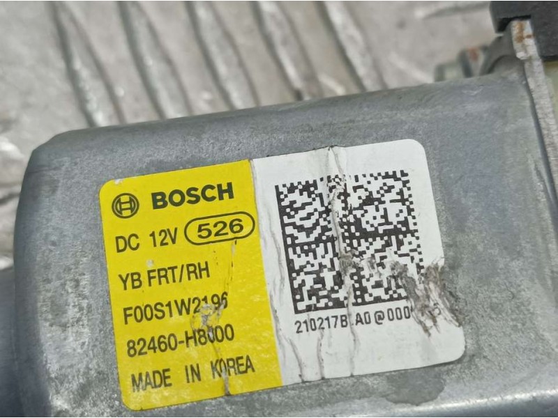 Recambio de elevalunas delantero derecho para kia stonic (ybcuv) drive referencia OEM IAM 82460H8000 F00S1W196 BOSCH ELECTRICO 2