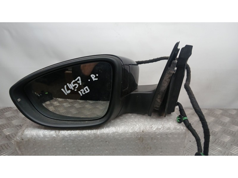 Recambio de retrovisor izquierdo para volkswagen passat b7 (362) 2.0 tdi referencia OEM IAM 3AA857507M ELECTRICO 9 Y 2 CABLES RO