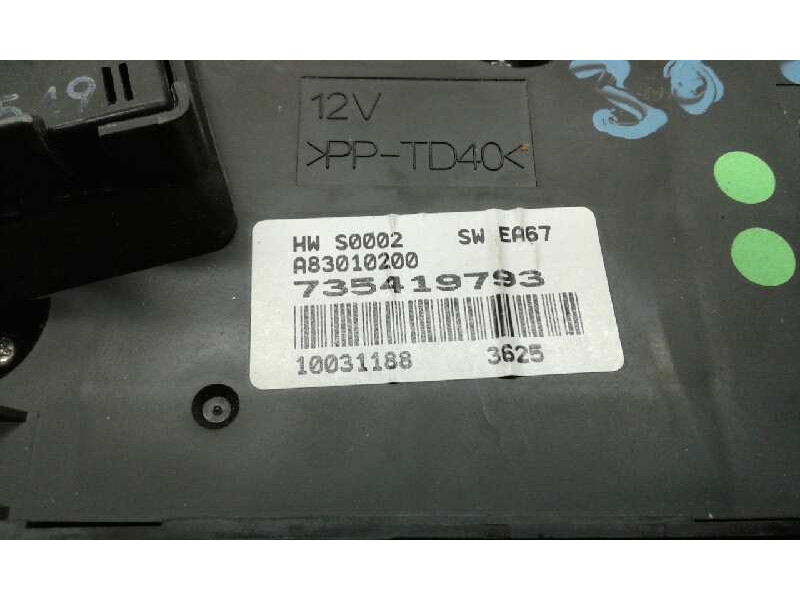 Recambio de mando climatizador para fiat grande punto (199) 1.4 8v active (01.2007) referencia OEM IAM 735419793 1000001706481 