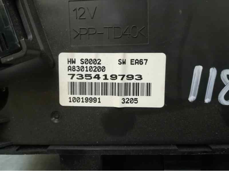 Recambio de mando climatizador para fiat grande punto (199) 1.4 8v dynamic referencia OEM IAM 735419793 A83010200 