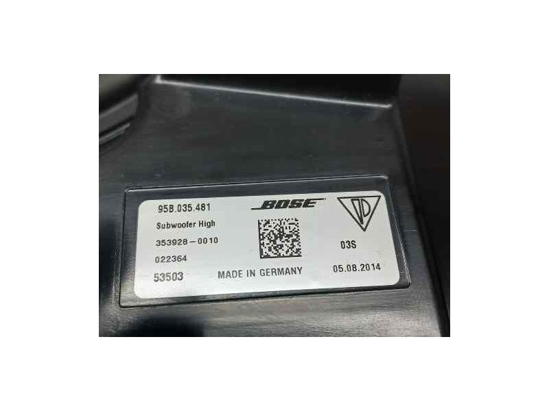 Recambio de altavoz para porsche macan (typ ) s diesel referencia OEM IAM 95B035481 3539280010 SUBWOOFER BOSE