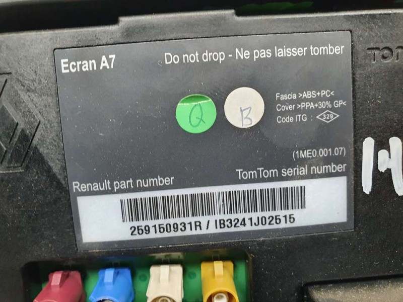 Recambio de sistema navegacion gps para renault megane iii berlina 5 p dynamique referencia OEM IAM 259150931R  