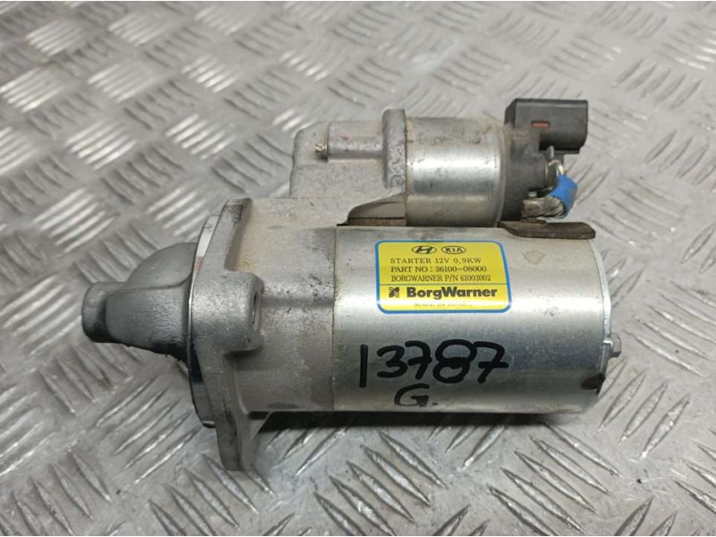 Recambio de motor arranque para kia stonic (ybcuv) drive referencia OEM IAM 3610008000 61003002 BORG WARNER