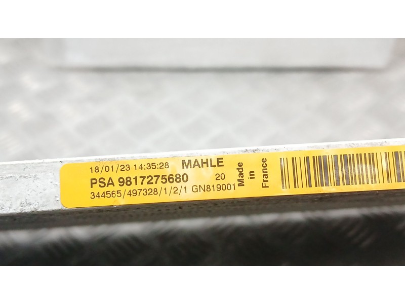 Recambio de condensador / radiador aire acondicionado para peugeot 3008 ii suv (mc_, mr_, mj_, m4_) 1.2 thp/ puretech 130 (mrhns