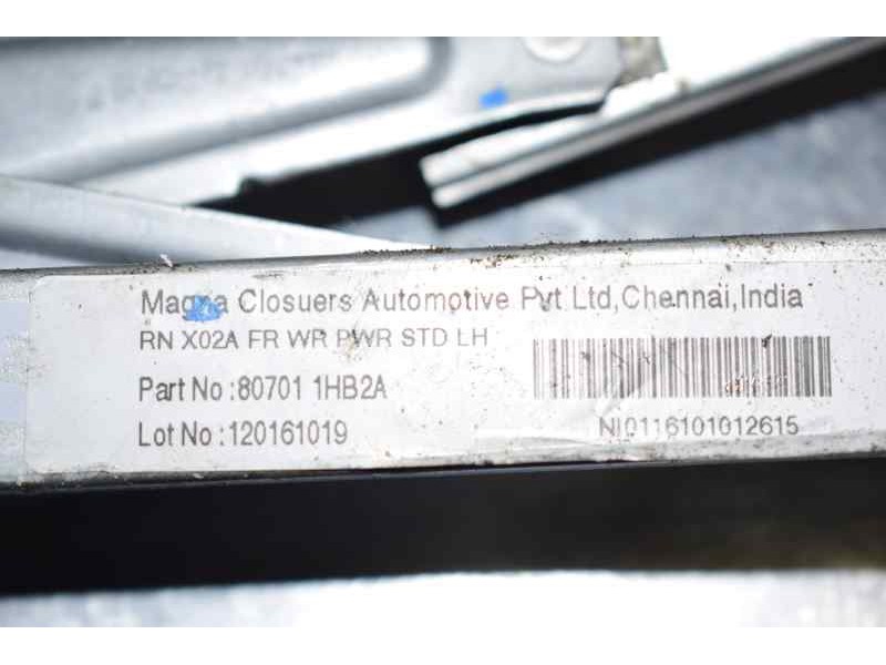 Recambio de elevalunas delantero izquierdo para nissan micra (k13) acenta referencia OEM IAM 827311HB1A 2 PINS ELECTRICO