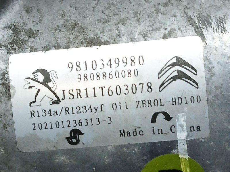 Recambio de compresor aire acondicionado para citroën berlingo furgoneta/monovolumen (k9) 1.5 bluehdi 100 referencia OEM IAM 981