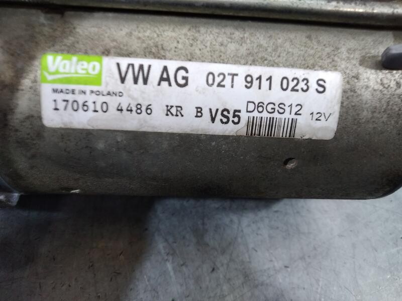 Recambio de motor arranque para seat ibiza (6j5) stylance referencia OEM IAM 02t911023 D6gs12 Valeo