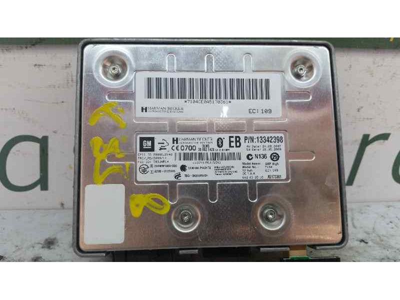 Recambio de sistema navegacion gps para opel insignia berlina cosmo referencia OEM IAM 13342398  PANTALLA MULTIFUNCION