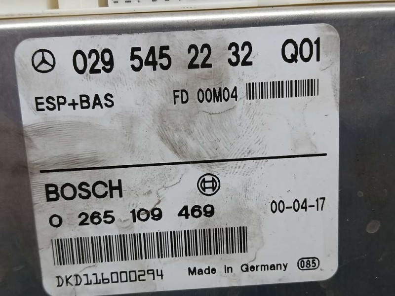 Recambio de centralita abs para mercedes-benz clase e (w210) berlina diesel 270 cdi (210.016) referencia OEM IAM 02995452232 026