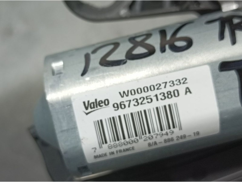 Recambio de motor limpia trasero para peugeot 208 1.6 e-hdi fap referencia OEM IAM 9673251380A W000027332 VALEO