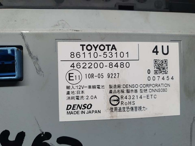 Recambio de sistema navegacion gps para lexus is 300h referencia OEM IAM 8611053101 4622008480 DENSO