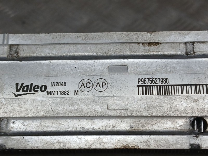 Recambio de intercooler para citroën berlingo furgoneta/monovolumen (k9) 1.5 bluehdi 100 referencia OEM IAM 9675627980 VALEO MM1