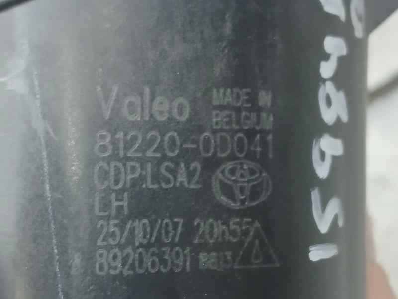 Recambio de faro antiniebla izquierdo para toyota auris sol referencia OEM IAM 812200D041 89206391 VALEO