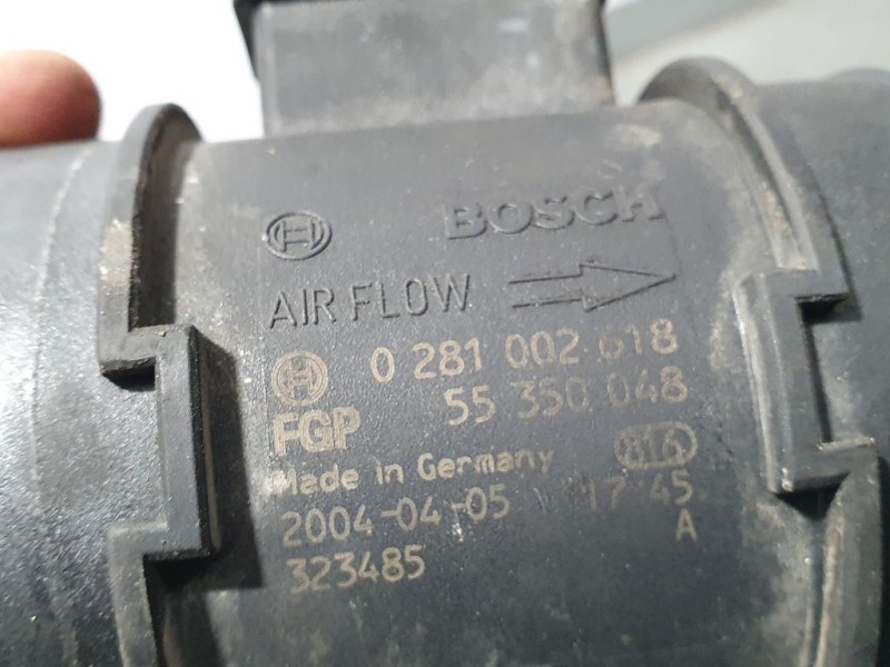 Recambio de caudalimetro para opel astra h berlina enjoy referencia OEM IAM 55350048 0281002618 BOSCH