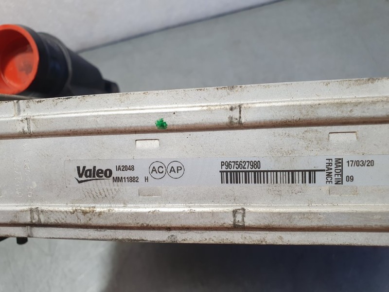 Recambio de intercooler para citroën berlingo live m referencia OEM IAM 9675627980 MM11882 VALEO