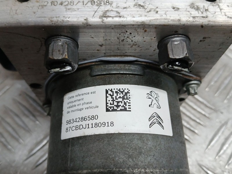 Recambio de abs para citroën berlingo furgoneta/monovolumen (k9) 1.5 bluehdi 100 referencia OEM IAM 9808055980  970025