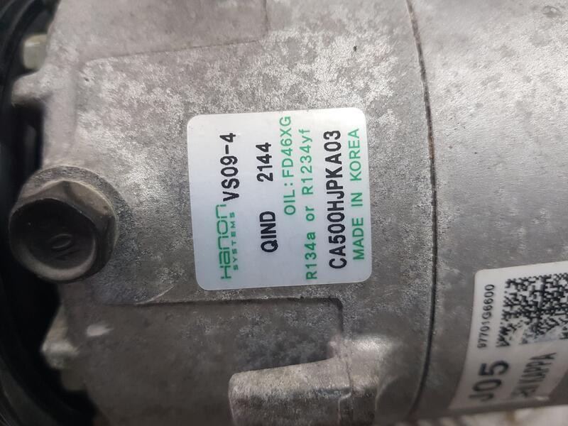 Recambio de compresor aire acondicionado para kia picanto (ja) concept referencia OEM IAM 97701G600  