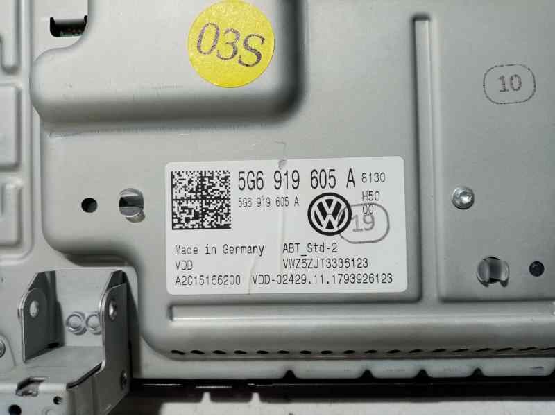 Recambio de pantalla multifuncion para volkswagen polo advance referencia OEM IAM 5G6919605A A2C15166200 VDO