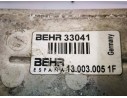 Recambio de intercooler para nissan cabstar chasis cabina referencia OEM IAM 33041  BEHR