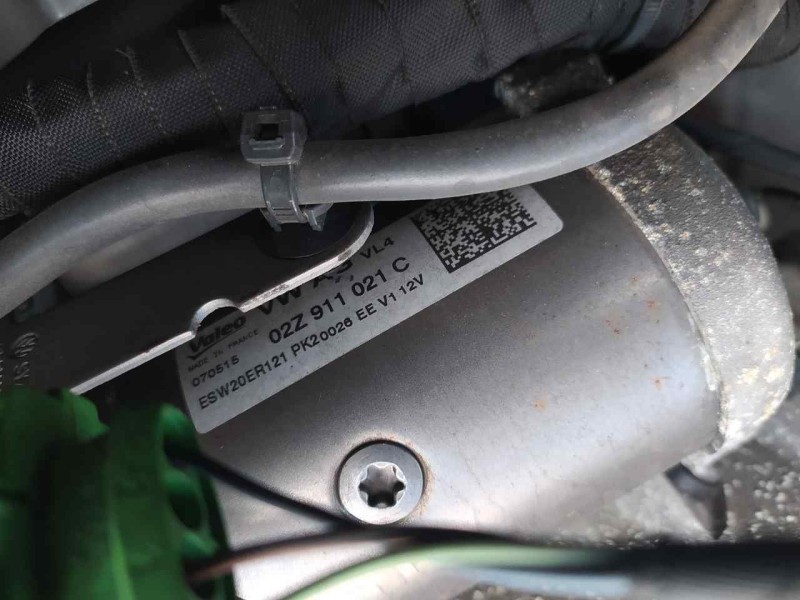 Recambio de motor arranque para volkswagen polo (6c1) edition bmt referencia OEM IAM 02Z911021C ESW20ER121 VALEO
