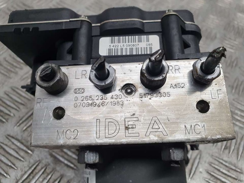 Recambio de abs para lancia musa (184) platino referencia OEM IAM 51793305 0265235430 BOSCH