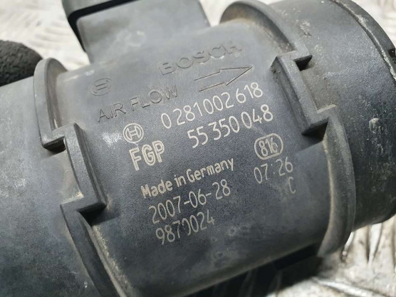 Recambio de caudalimetro para lancia musa (184) platino referencia OEM IAM 55350048 0281002618 BOSCH