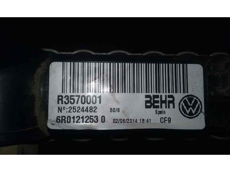 Recambio de radiador agua para seat ibiza (6j5) stylance / style referencia OEM IAM R3570001 6R01212530 BEHR