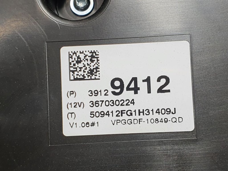 Recambio de cuadro instrumentos para opel zafira tourer excellence referencia OEM IAM 39129412 367030224 