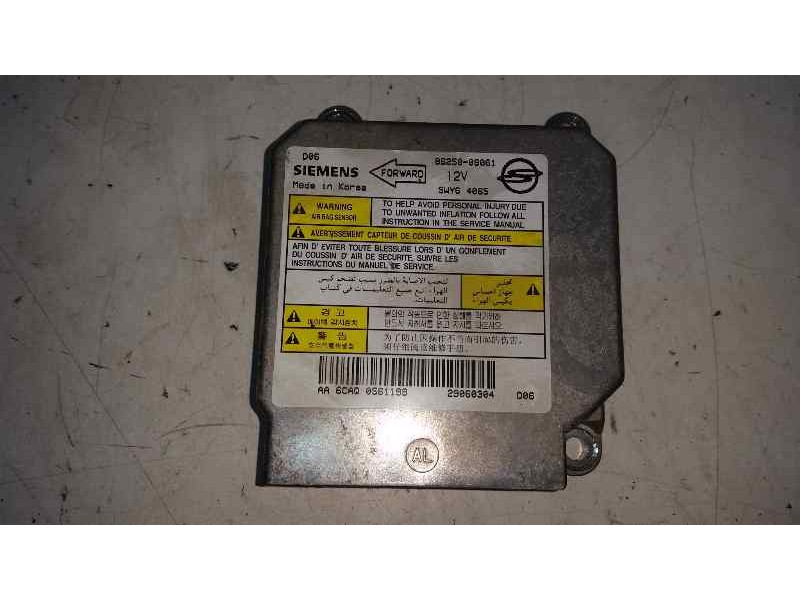 Recambio de kit airbag para ssangyong kyron 200 xdi sport referencia OEM IAM 8625009061  