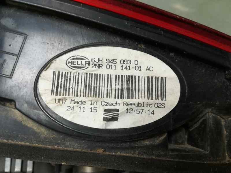 Recambio de piloto trasero izquierdo para seat toledo (kg3) reference referencia OEM IAM 6JH945093D 2NR01114101AC INTERIOR , HEL