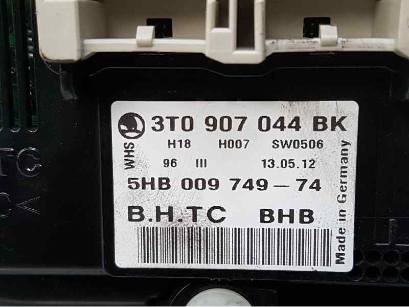 Recambio de mando climatizador para skoda octavia berlina (1z3) family referencia OEM IAM 3T0907044BK 5HB00974974 