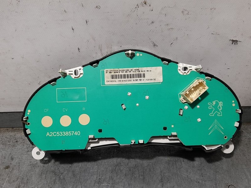 Recambio de cuadro instrumentos para citroën c3 attraction referencia OEM IAM 98041181XT A2C83012900 CONTINENTAL
