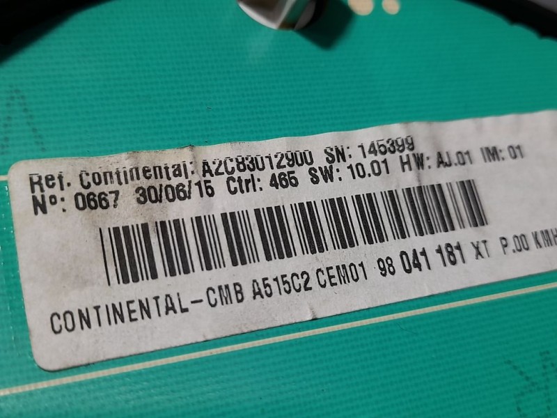 Recambio de cuadro instrumentos para citroën c3 attraction referencia OEM IAM 98041181XT A2C83012900 CONTINENTAL