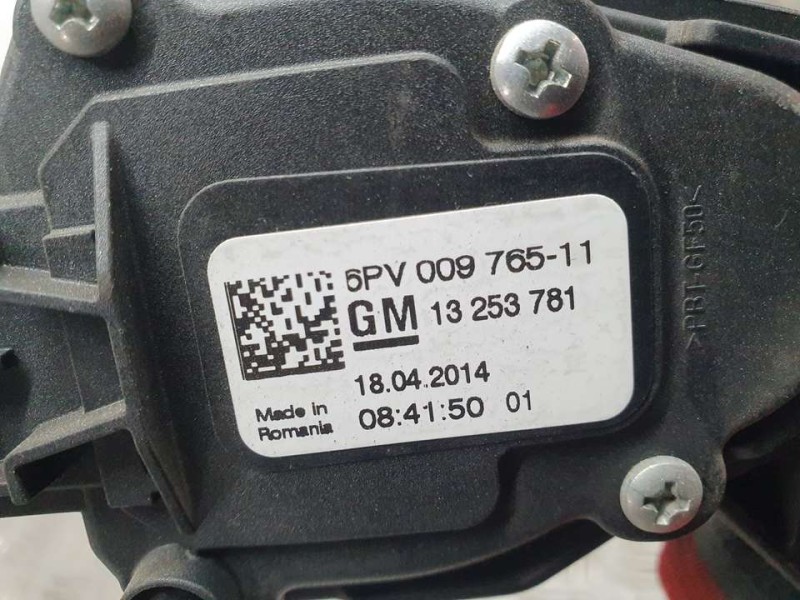 Recambio de potenciometro pedal para opel zafira tourer excellence referencia OEM IAM 13253781 6PV00976511 