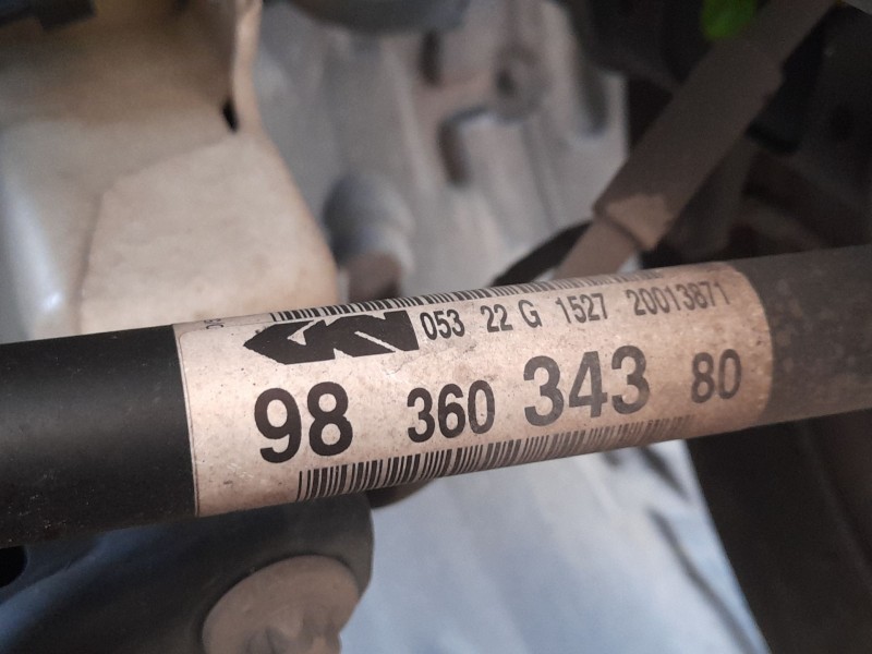 Recambio de transmision delantera izquierda para peugeot 208 ii (ub_, up_, uw_, uj_) 1.2 puretech 75 referencia OEM IAM 98360343