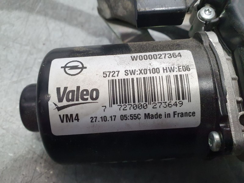 Recambio de motor limpia delantero para opel zafira tourer excellence referencia OEM IAM W000027364  IZQUIERDO VALEO