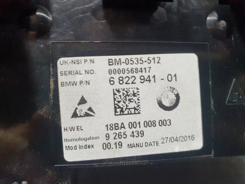 Recambio de cuadro instrumentos para mini mini (f56) one d referencia OEM IAM 682294101 BM0535512 