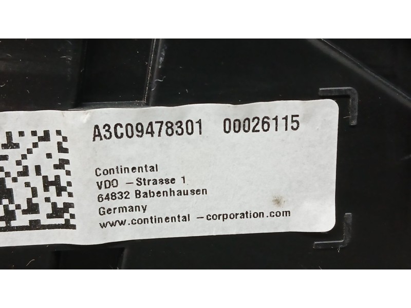 Recambio de cuadro instrumentos para seat ibiza v (kj1, kjg) 1.0 tsi referencia OEM IAM 6F0920740D CONTINENTAL VDO A3C09478301