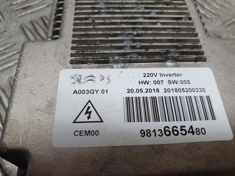 Recambio de convertidor para peugeot 5008 gt referencia OEM IAM 9813665480 201805200330 