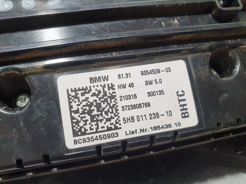 Recambio de mando climatizador para mini mini (f56) one d referencia OEM IAM 5HB01123810 935450903 