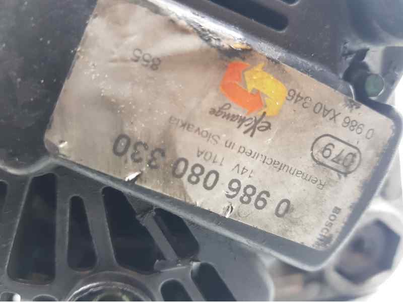 Recambio de alternador para renault scenic ii authentique referencia OEM IAM 8200667618 0986080330 BOSCH