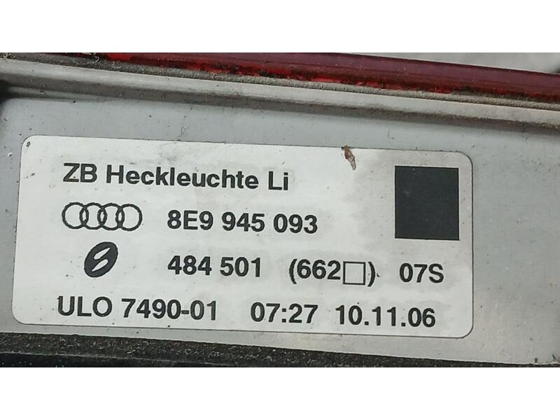 Recambio de piloto trasero izquierdo para audi a4 avant (8e) 2.0 tdi referencia OEM IAM 8E9945093  