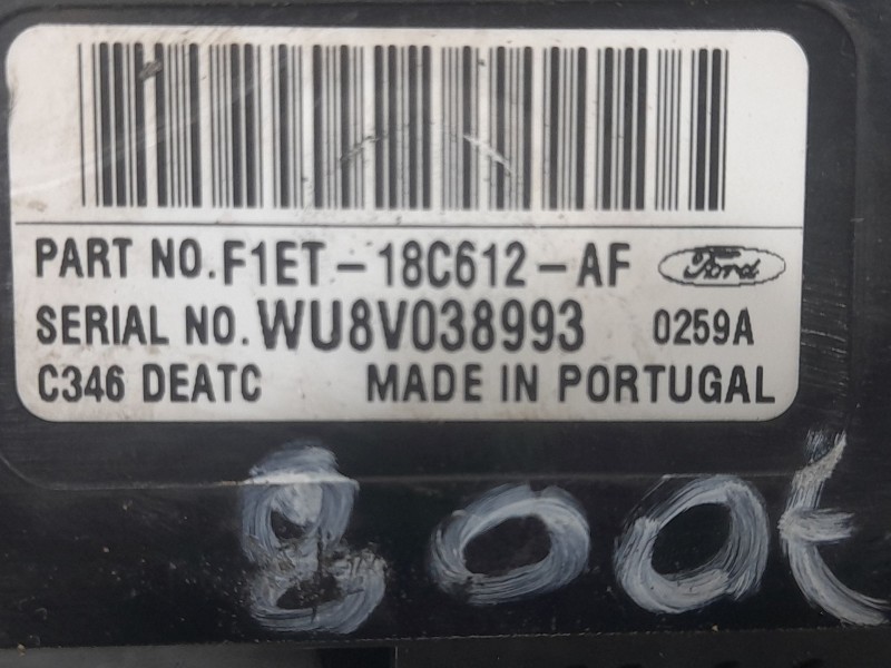 Recambio de mando climatizador para ford focus iii turnier 1.5 tdci referencia OEM IAM FET18C612F WU8V038993 