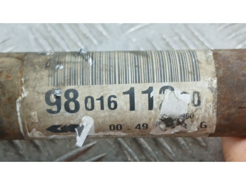 Recambio de transmision delantera derecha para peugeot 208 i (ca_, cc_) 1.0 referencia OEM IAM 9801611280  